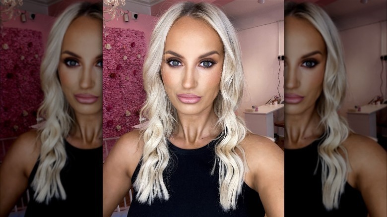 Long and very blunt haircut