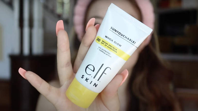 elf suntouchable whoa glow sunscreen