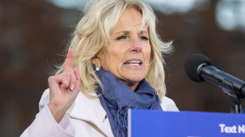 Jill Biden campaigning