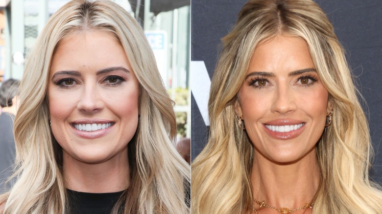 Christina Haack in 2017 and 2025