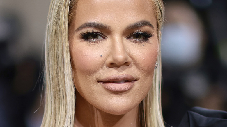 Khloé Kardashian posing