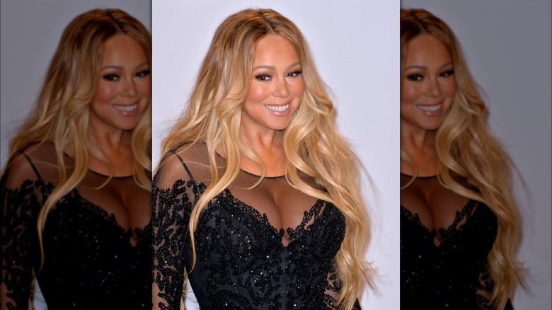 mariah carey with layered hair