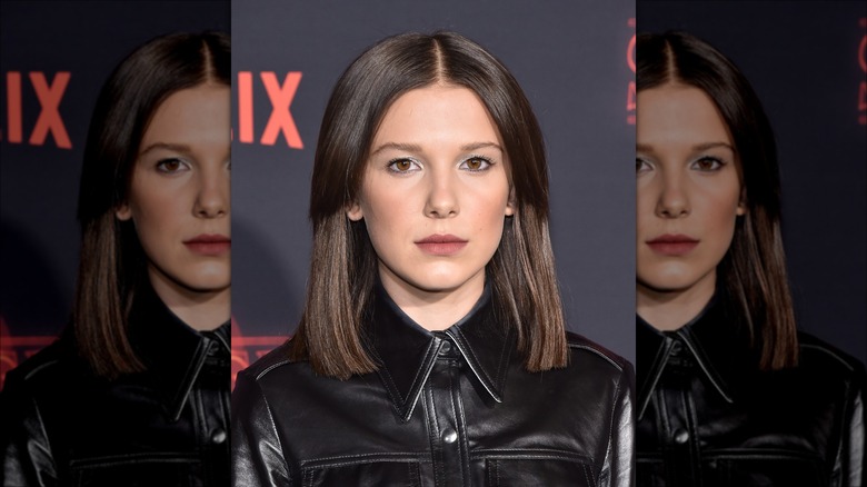 millie bobby brown medium length hair