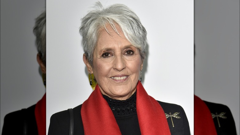 joan baez with pixie cut bangs