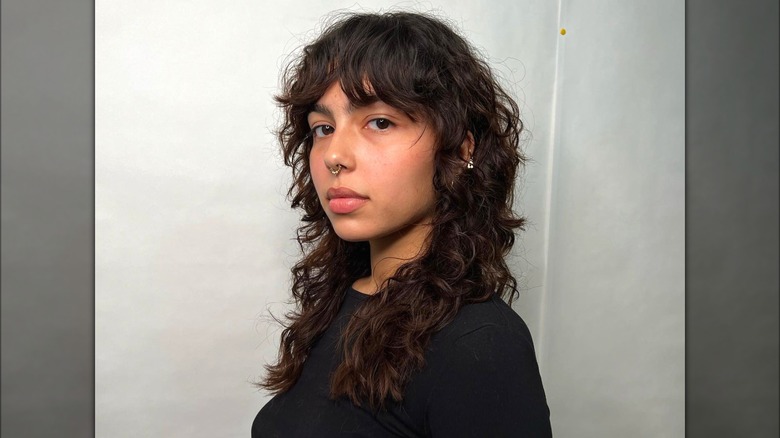 70s shag haircut curly bangs