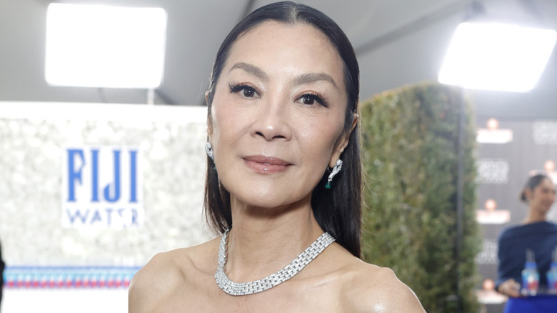 Michelle Yeoh with straight hair