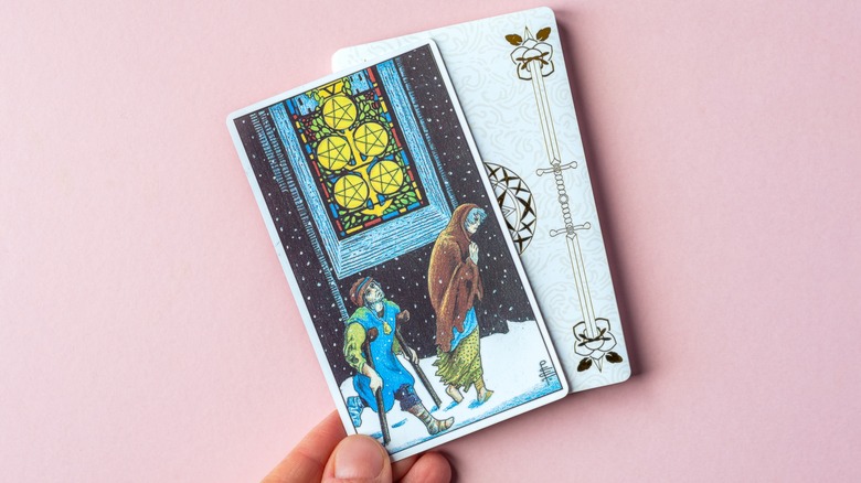 five of pentacles tarot card