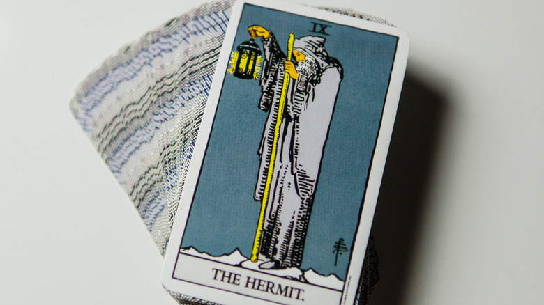 the hermit tarot card