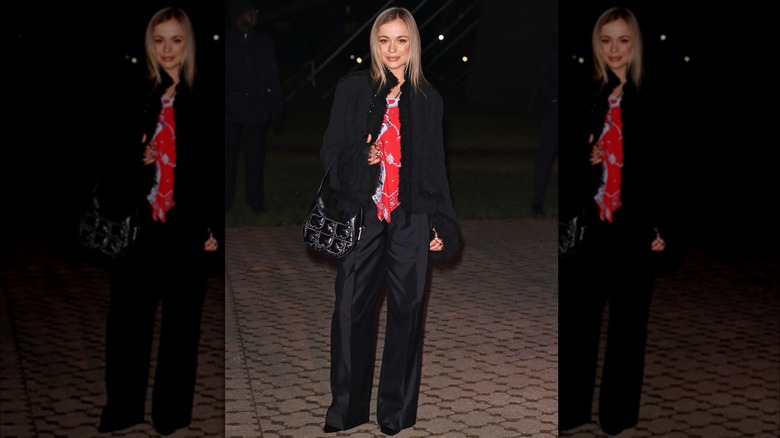 Amelia Windsor Burberry show London Fashion Week