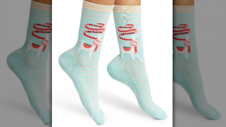 llama crew socks