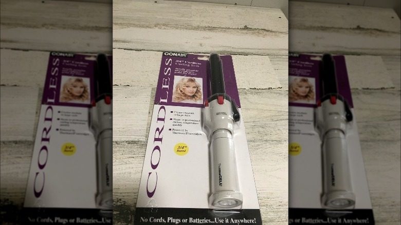 Conair Cordless Curling Iron package