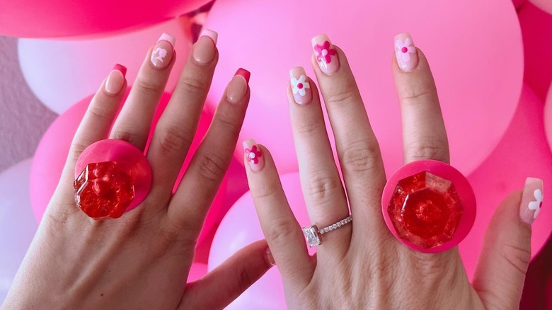 Barbie French manicure