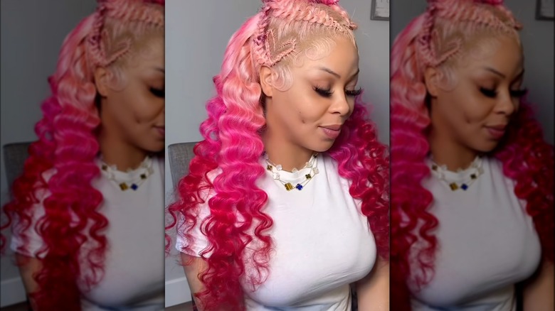 Braided bun festival hairstyle