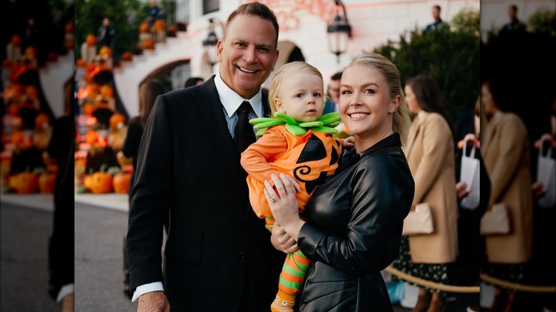 Karoline Leavitt's husband Nicholas Riccio looking much older than her in Halloween pics with their son