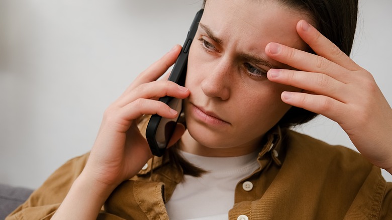 A concerned friend on the phone