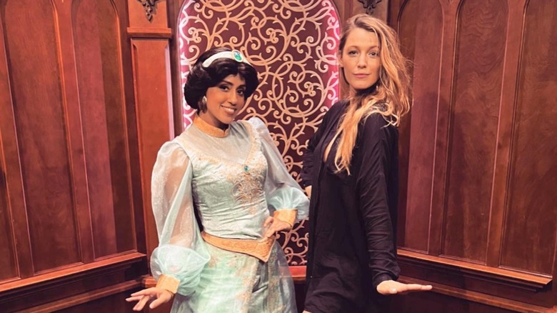 Blake Lively selfie with Princess Jasmine