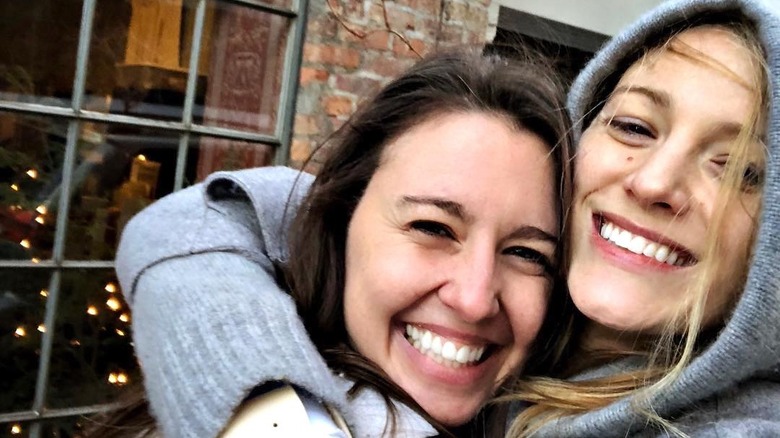Blake Lively selfie with childhood friend