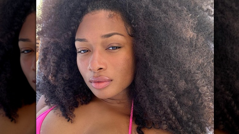 Megan Thee Stallion without makeup
