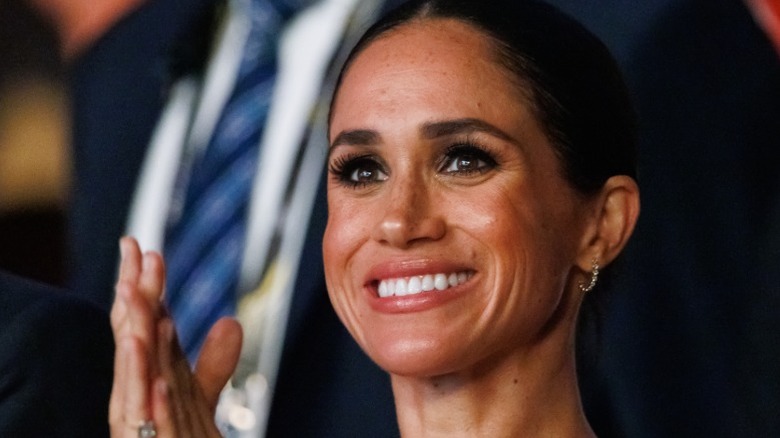 Meghan Markle at the closing ceremony for the 2023 Invictus Games