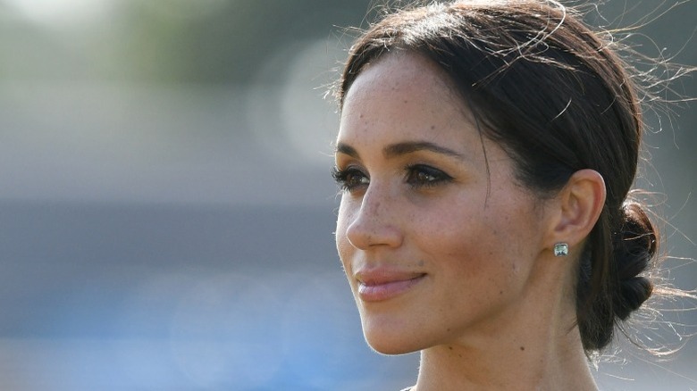 Meghan Markle watches Prince Harry's polo game