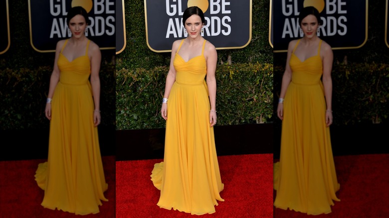 Rachell Brosnahan at the 2019 Golden Globes