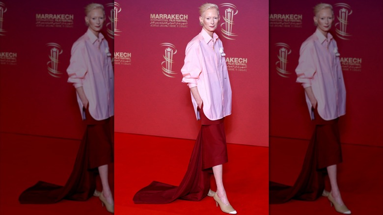 Tilda Swinton at the 22nd Marrakech International Film Festival in December 2025