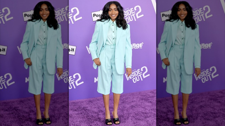 Ayo Edebiri at the "Inside Out 2" premiere.