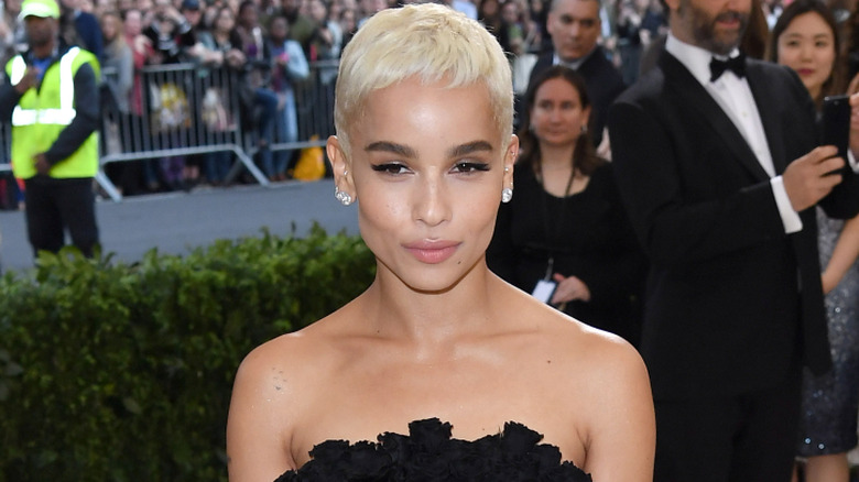 Zoë Kravitz with a pixie