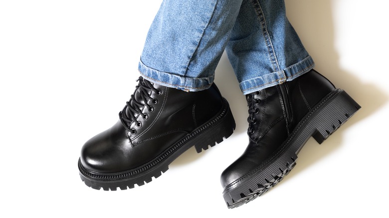 Jeans are often good boot companions 