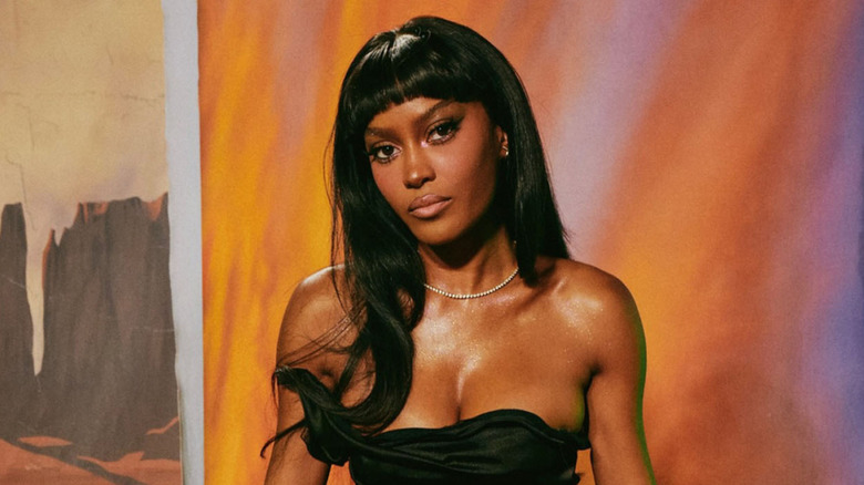 Ciara Miller with bangs