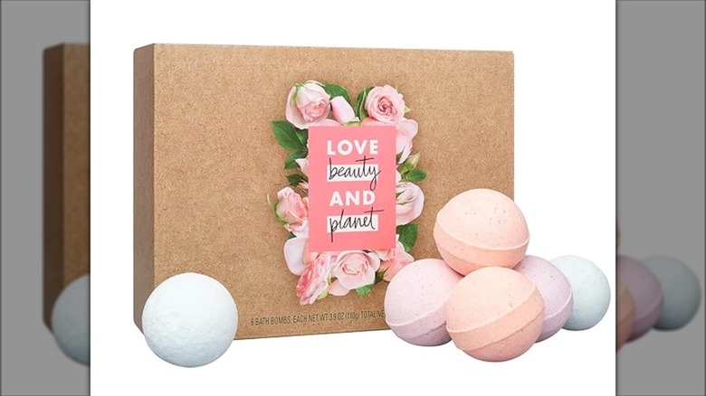 Love, Beauty, and Planet bath bomb set
