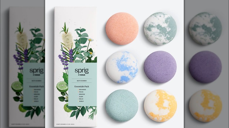 Nourishing bath bomb set