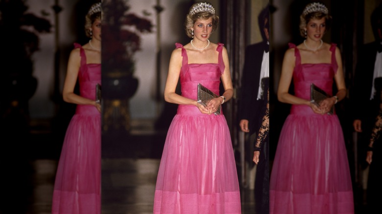 Princess Diana appears at The La Scala Opera House in 1985