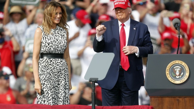 Melania Trump helps Donald Trump campaign in Florida