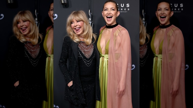 Goldie Hawn and Kate Hudson attend the "Song Sung Blue" premiere together