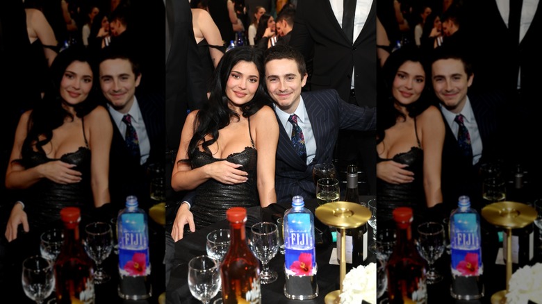 Kylie Jenner and Timothée Chalamet together at the Critics Choice Awards