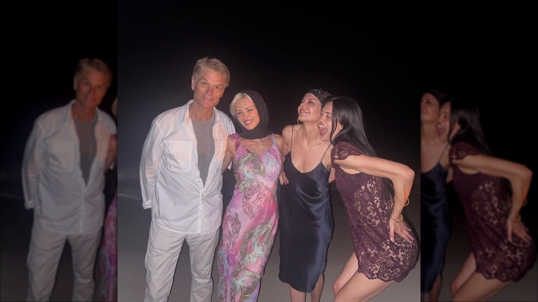 Lisa Rinna and Harry Hamlin with their daughters