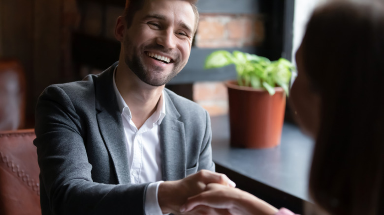 A man on a first date