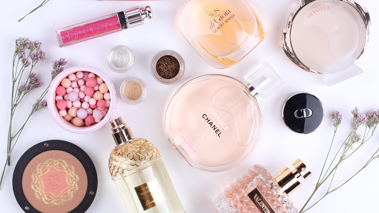 Chanel perfume dior lipstick