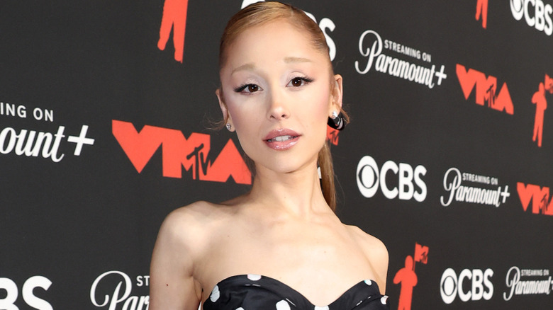 Ariana Grande on the MTV VMAs red carpet