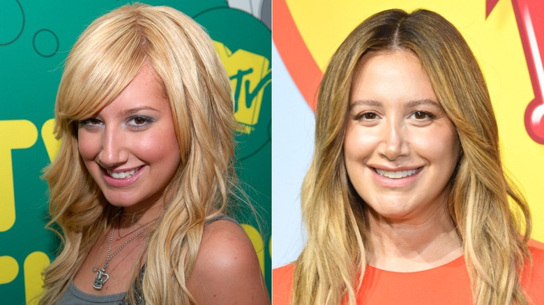 Ashley Tisdale in 2006 and 2025