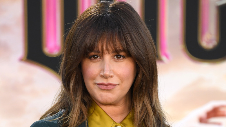 Ashley Tisdale with brown hair