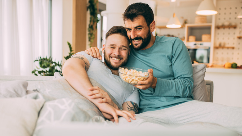 couple watching movie