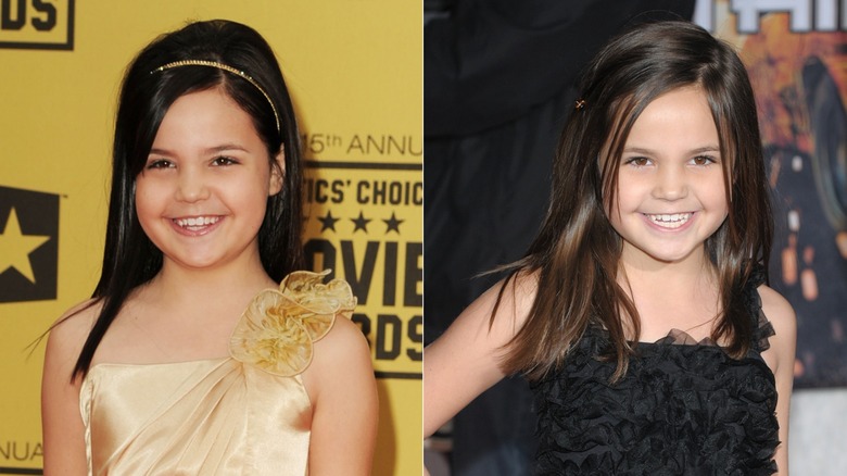 Young Bailee Madison attending her first red carpets