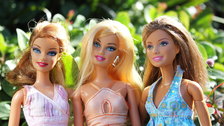 Three modern day Barbies