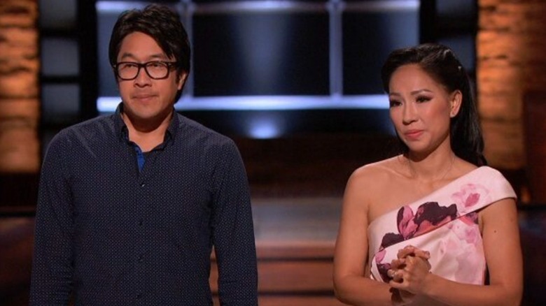 Duc and Lisa Nguyen appearing on "Shark Tank" in 2019