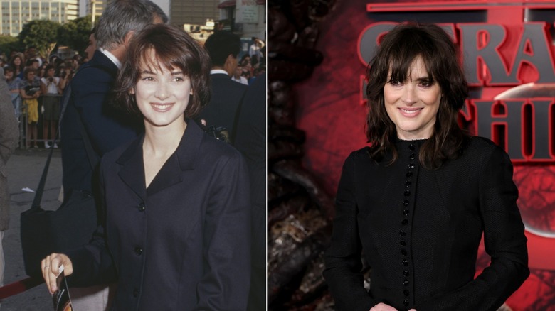 winona ryder at the 1989 batman premiere & stranger things season 5 premiere november 2025