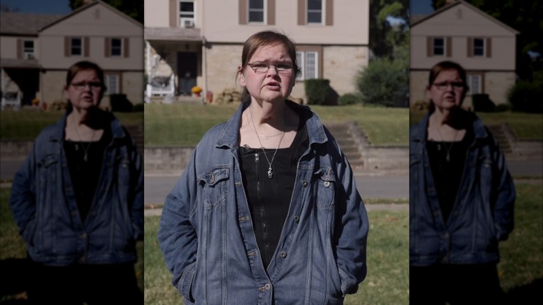 Tammy Slaton post-weight loss wearing a denim jacket and a black shirt