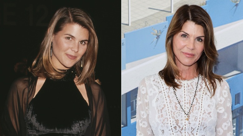 Lori Loughlin attends an event in the late 80s and again in 2025