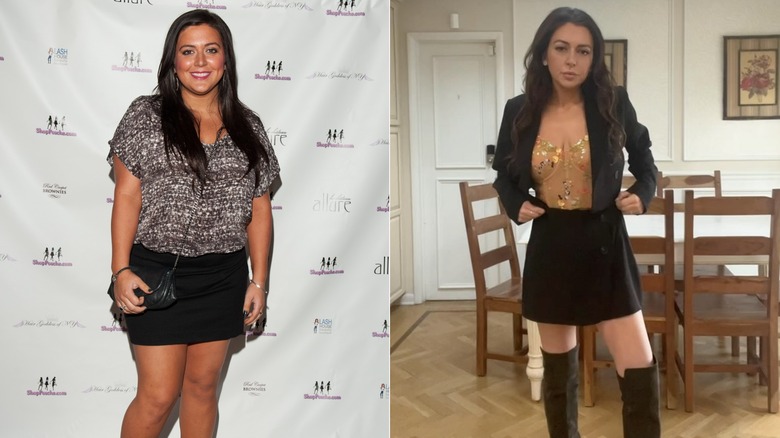 Lauren Manzo in 2011 versus 2024 after taking GLP-1 injections